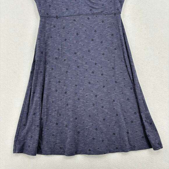 Toad & Co Rosemarie Athletic Dress A Line Cap Sleeve Gorpcore Blue Gray Size S - Picture 5 of 10